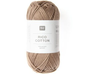 Coton à tricoter ou à crocheter Rico Cotton - Rico Design