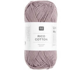 Coton à tricoter ou à crocheter Rico Cotton - Rico Design