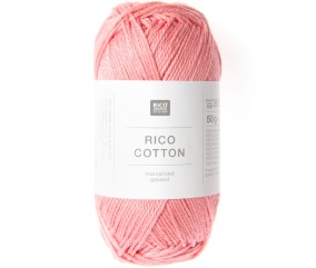 Coton à tricoter ou à crocheter Rico Cotton - Rico Design