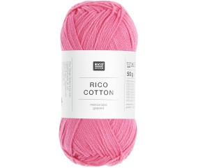 Coton à tricoter ou à crocheter Rico Cotton - Rico Design