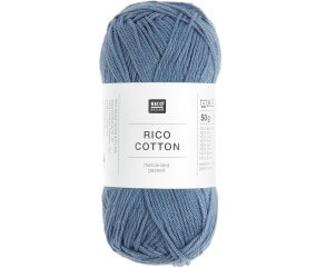 Coton à tricoter ou à crocheter Rico Cotton - Rico Design