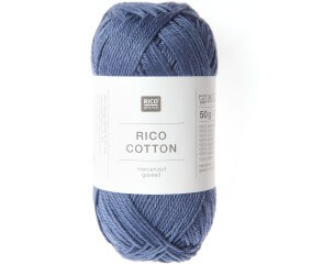 Coton à tricoter ou à crocheter Rico Cotton - Rico Design