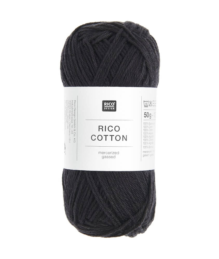 Coton à tricoter ou à crocheter Rico Cotton - Rico Design