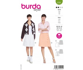 Patron Burda Style n°5781 – Jupe Femme Tailles 36-46