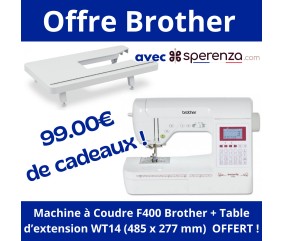 Machine à coudre Innov-is F400 - Brother 6 OFFRE PROMOTION CADEAU affaire pas cher