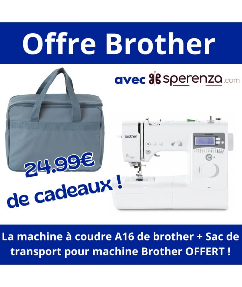 Machine à coudre Innov-is A16 - Brother - Garantie 3 ans Promotion cadeaux, offre, prix solde SPERENZA AFFAIRE promo