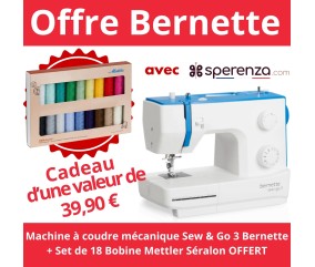 Machine à coudre mécanique Sew & Go 3 - Bernette - Garantie 5 ans par sperenza cadeau offre promotion pas cher solde déstockage