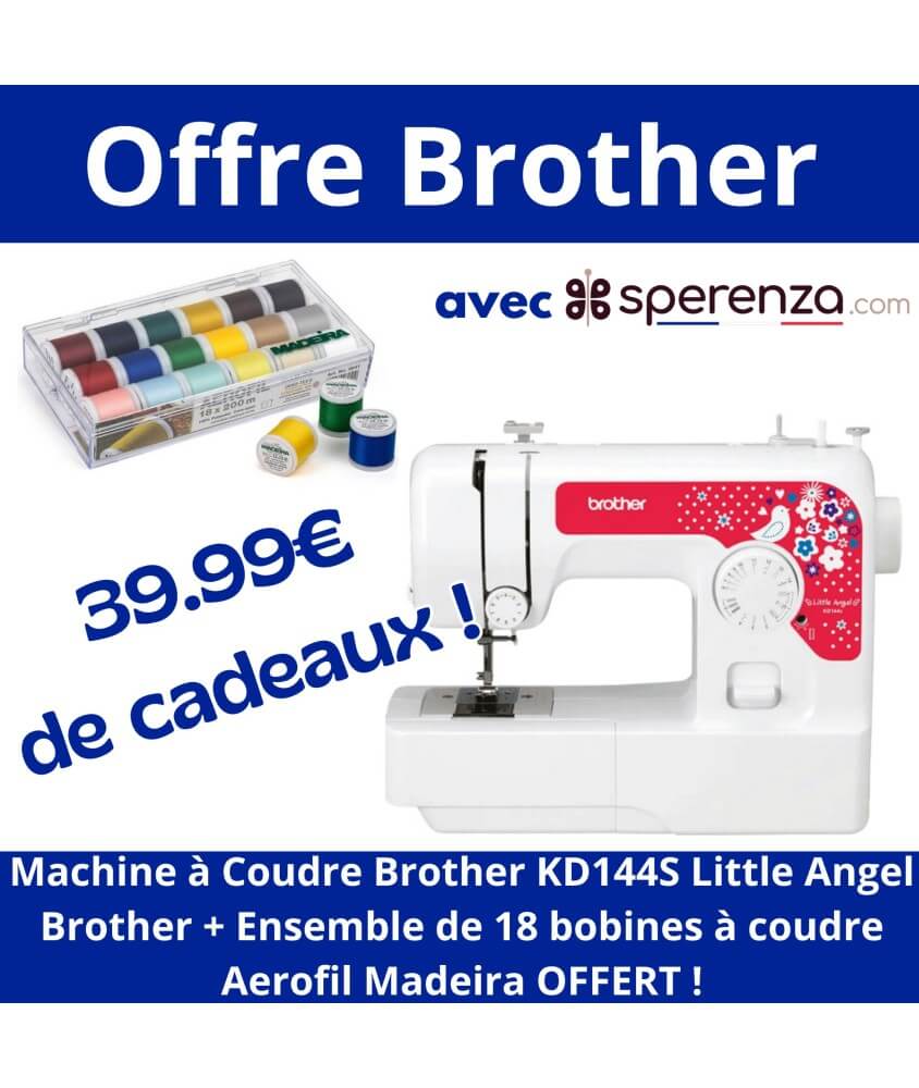 Machine à Coudre Brother KD144S Little Angel  cadeau sperenza enfant promo solde promotion offre