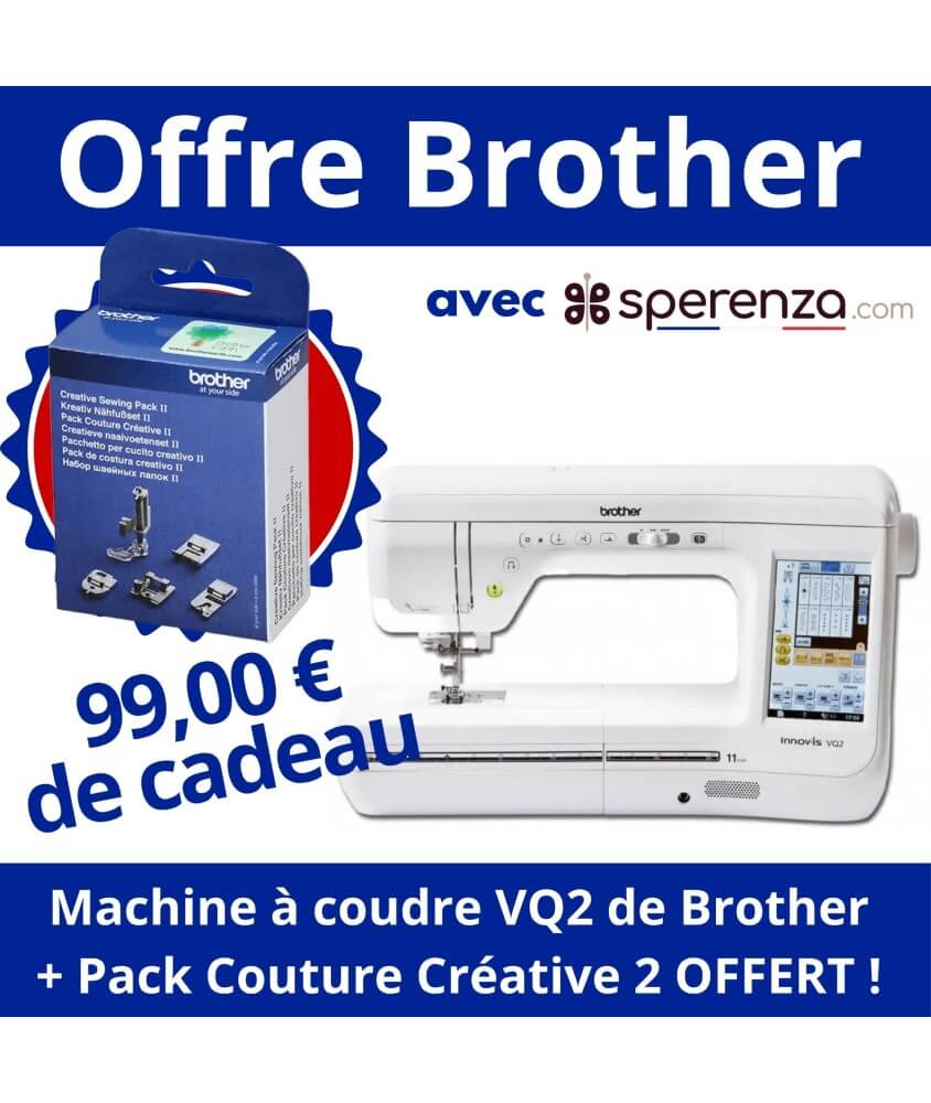 Machine à coudre Innov'is VQ2 - Brother cadeau sperenza offre promotion solde