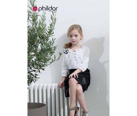 E-MODELE ENFANT - BOLERO FILLE - PHILDAR