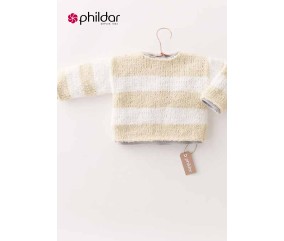 E-MODELE BEBE - BRASSIERE RAYEE PHIL FALAISE - PHILDAR