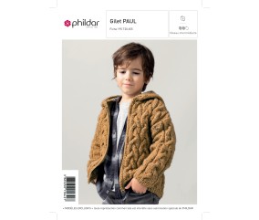 E-MODELE ENFANT - GILET PAUL - PHILDAR