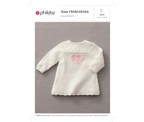 E-MODELE BEBE - ROBE FRANCHESKA - PHILDAR