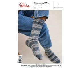 E-MODELE MIXTE - CHAUSSETTES RINA - PHILDAR