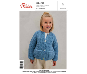 E-MODELE ENFANT - GILET PIA - PHILDAR