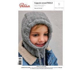 E-MODELE ENFANT - CAGOULE SNOOD PAOLO - PHILDAR