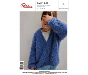 E-MODELE ENFANT - GILET PHILAE - PHILDAR