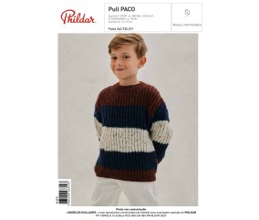 E-MODELE ENFANT - PULL PACO - PHILDAR