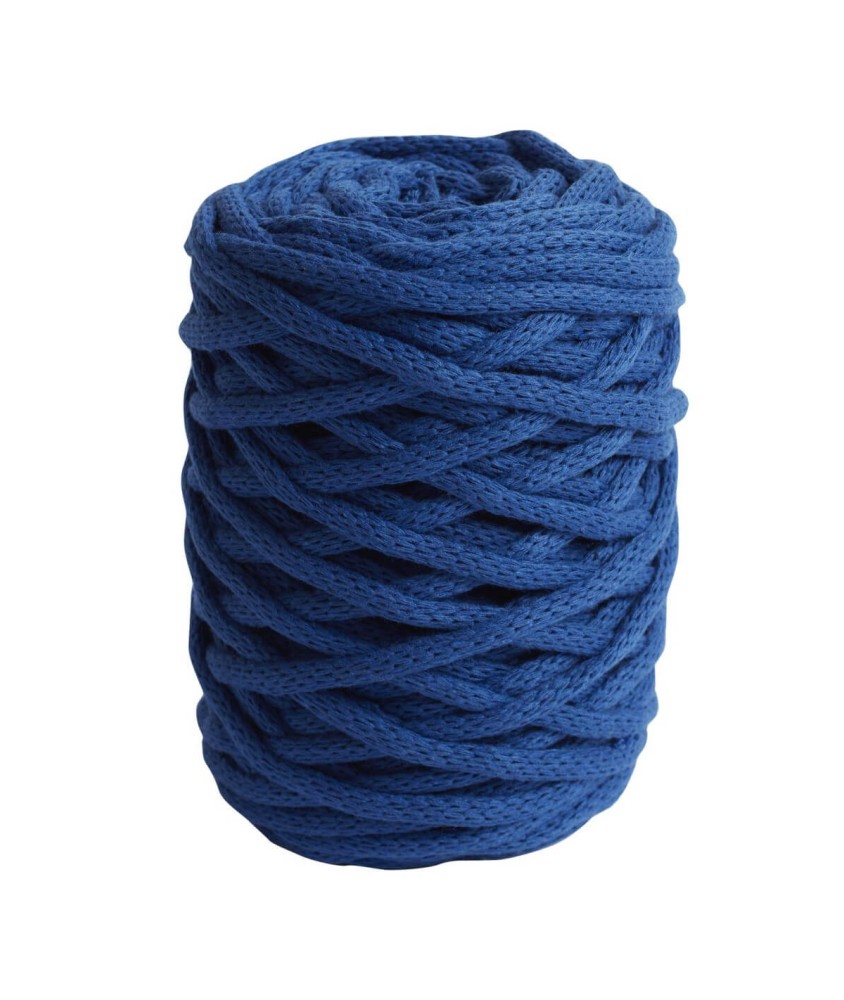 Coton recyclé macramé ECO VITA 12 (250gr) ! - Dmc - certifié Oeko-Tex - 75 Bleu