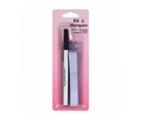 Kit à marquer ( ruban + stylo + trace lettre ) - Distrifil