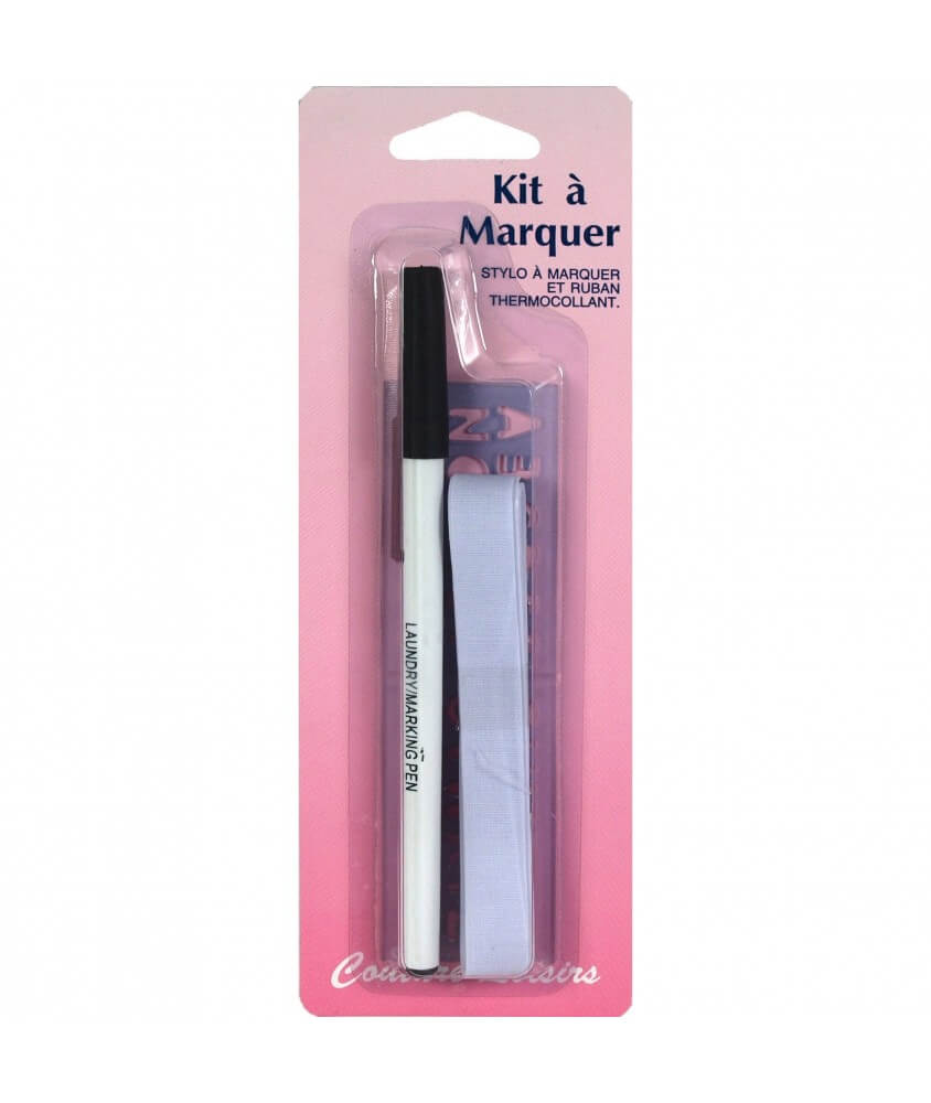 Kit à marquer ( ruban + stylo + trace lettre ) - Distrifil Kit à marquer ( ruban + stylo + trace lettre ) - Distrifil