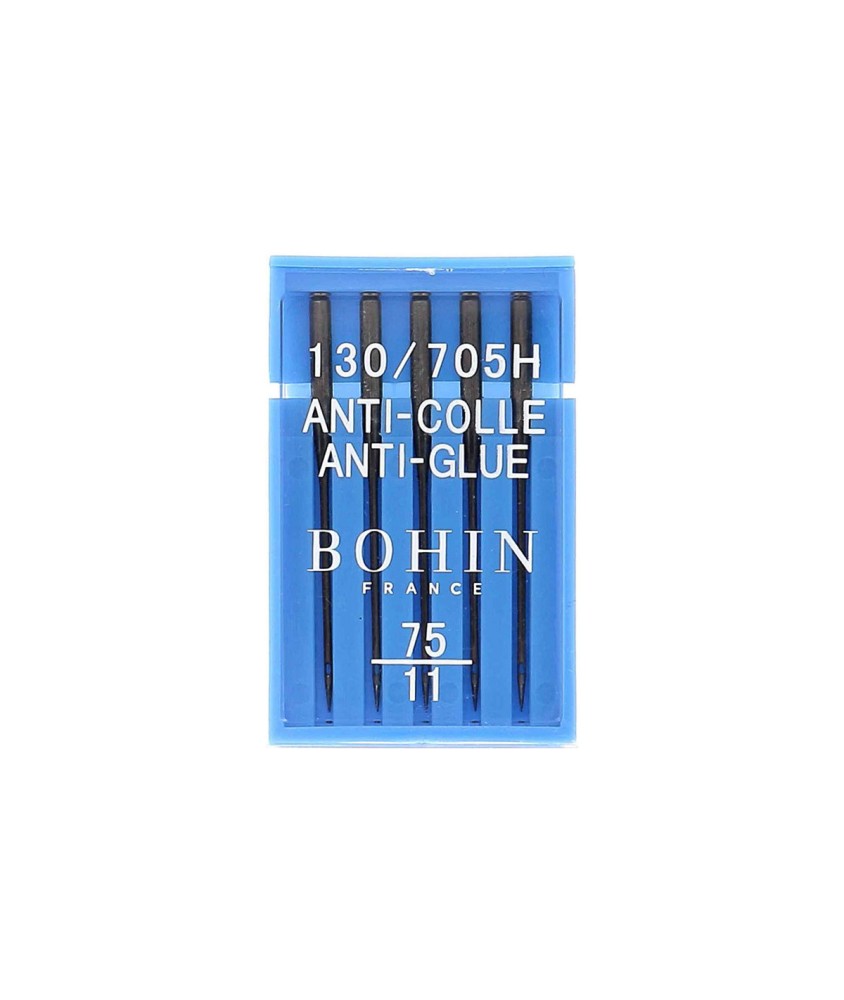 Aiguilles machine anti-colle x5 n°75 - BOHIN