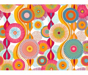 Tissu coton enduit moderne