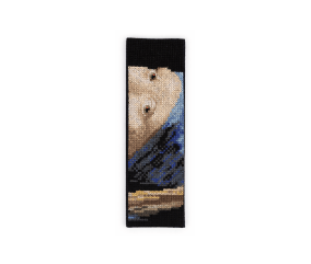 Kit Marque-page Point de Croix DMC La Jeune Fille à la Perle (Vermeer)