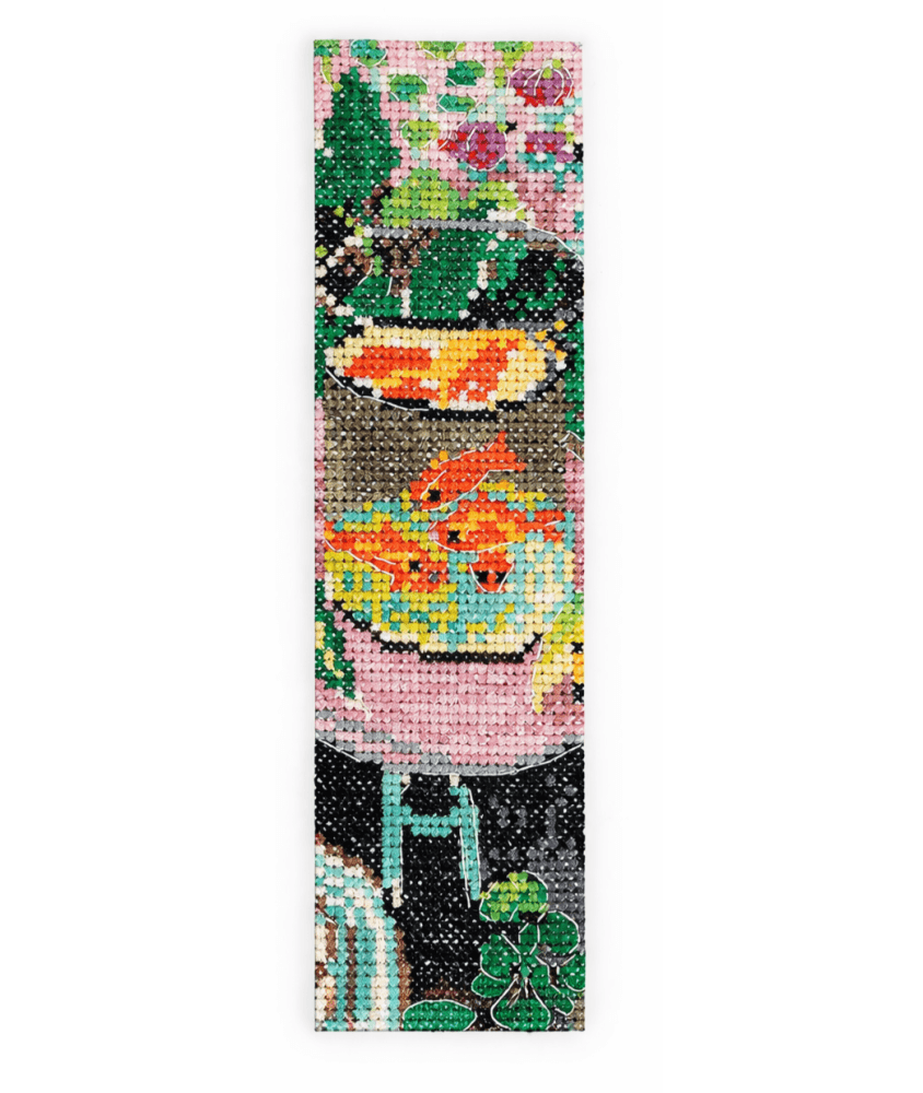 Kit Marque-page Point de Croix DMC Le Poisson Rouge (Matisse)