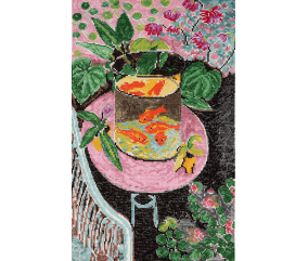 Kit point de croix DMC Les Poissons Rouges (Matisse) — Grand Format