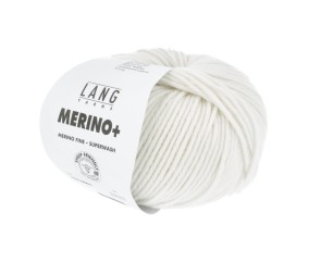 Pelote de Laine à tricoter MERINO + (PLUS) - Lang Yarns
