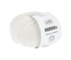Pelote de Laine à tricoter MERINO + (PLUS) - Lang Yarns