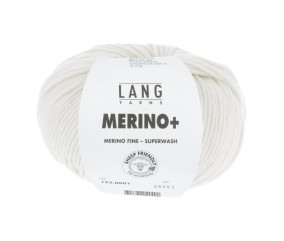 Pelote de Laine à tricoter MERINO + (PLUS) - Lang Yarns