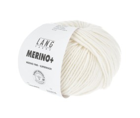 Pelote de Laine à tricoter MERINO + (PLUS) - Lang Yarns