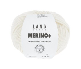 Pelote de Laine à tricoter MERINO + (PLUS) - Lang Yarns