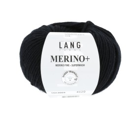 Pelote de Laine à tricoter MERINO + (PLUS) - Lang Yarns