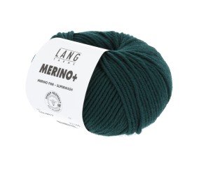 Pelote de Laine à tricoter MERINO + (PLUS) - Lang Yarns