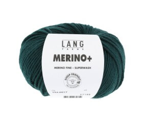 Pelote de Laine à tricoter MERINO + (PLUS) - Lang Yarns