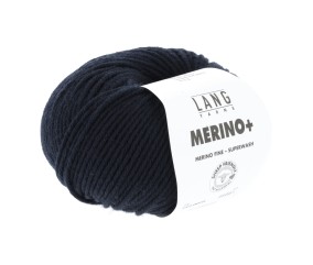 Pelote de Laine à tricoter MERINO + (PLUS) - Lang Yarns