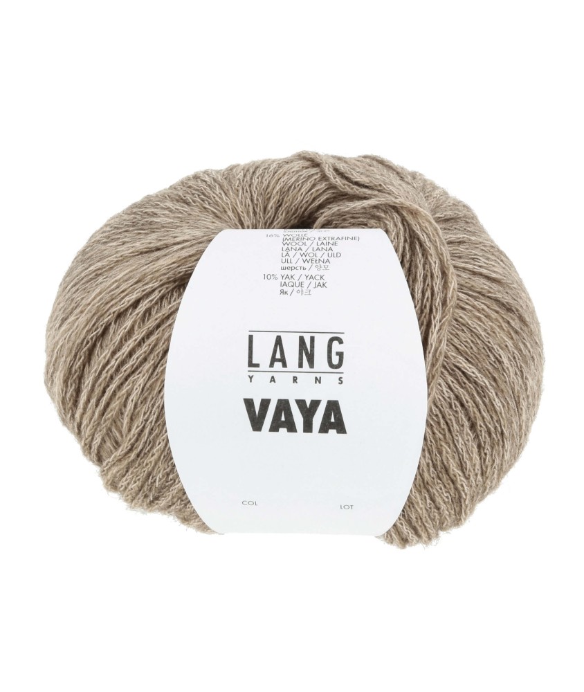 Pelote Exceptionnelle à tricoter Vaya - Lang Yarns - 0026 Marron