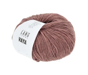 Pelote Exceptionnelle à tricoter Vaya - Lang Yarns - 0087 Marron - vue 128