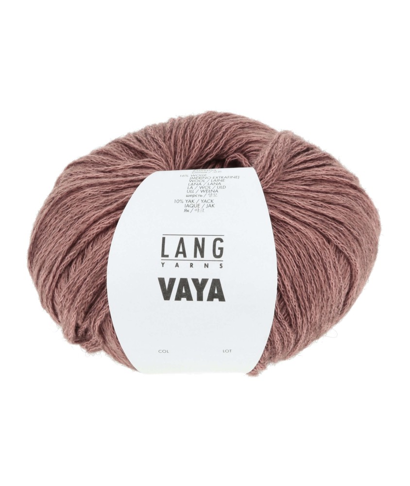 Pelote Exceptionnelle à tricoter Vaya - Lang Yarns - 0087 Marron