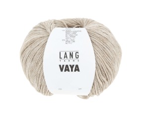 Pelote Exceptionnelle à tricoter Vaya - Lang Yarns - 0094 Ecru