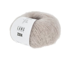 Pelote de Laine, Alpaga et Soie à tricoter ZEN - 25GR - Lang Yarns