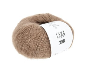 Pelote de Laine, Alpaga et Soie à tricoter ZEN - 25GR - Lang Yarns