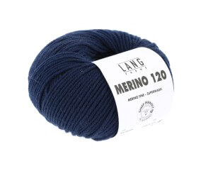 Pelote de laine à tricoter MERINO 120 - Lang Yarns