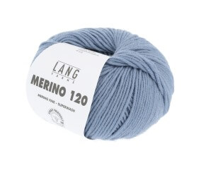 Pelote de laine à tricoter MERINO 120 - Lang Yarns