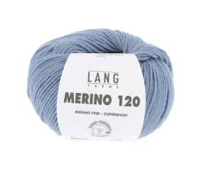 Pelote de laine à tricoter MERINO 120 - Lang Yarns