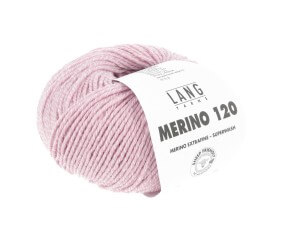 Pelote de laine à tricoter MERINO 120 - Lang Yarns