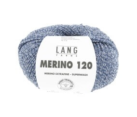 Pelote de laine à tricoter MERINO 120 - Lang Yarns